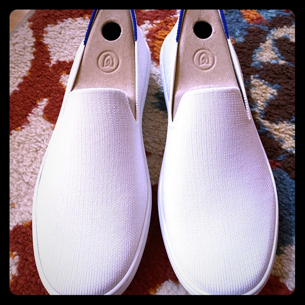Rothy’s “The Sneaker” in bright white